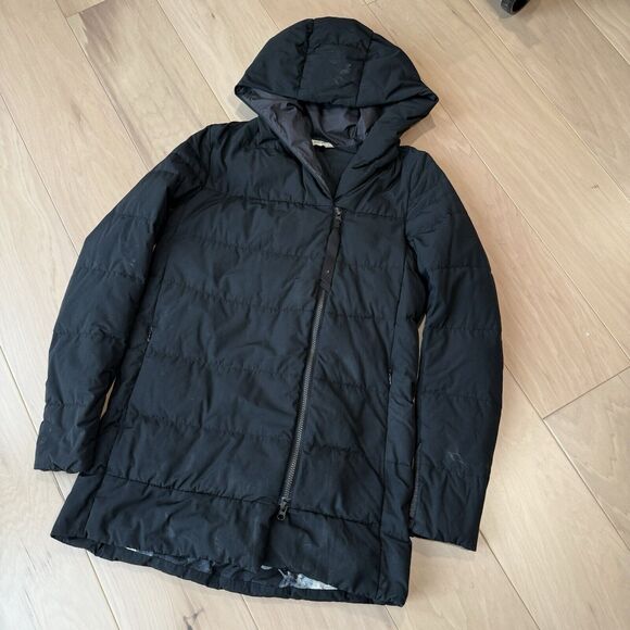 Lululemon Puffy Blanket Jacket Women's 4 Black Full Zip Down Insulated Puffer - Picture 11 of 11